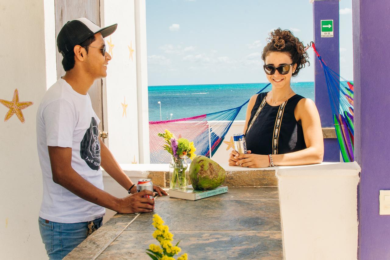 The Mermaid Hostel Beach (Adults Only) Cancún Zewnętrze zdjęcie